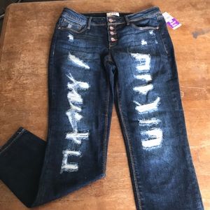 NWT l.e.i Giselle Skinny Jeans Size 7